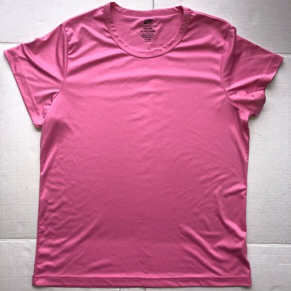 Nwot Womens XL UltraClub Cool & Dry Performance SS Shirt - Picture 1 of 6